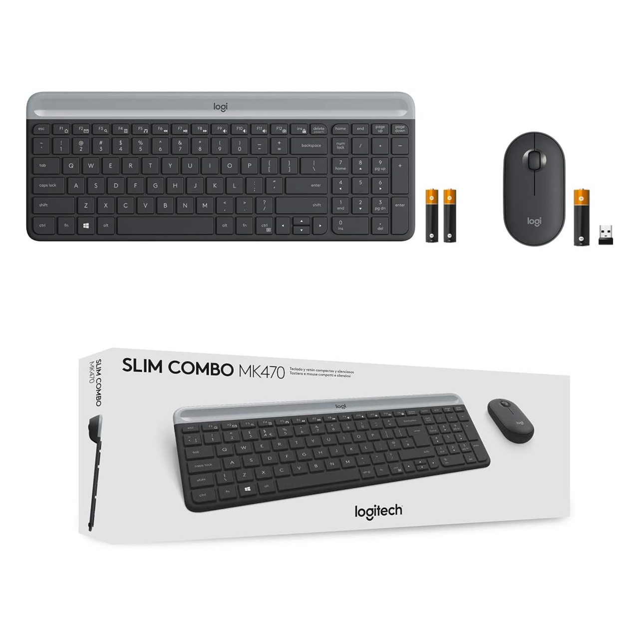 Logitech MK470 Slim Wireless Keyboard & Mouse Combo