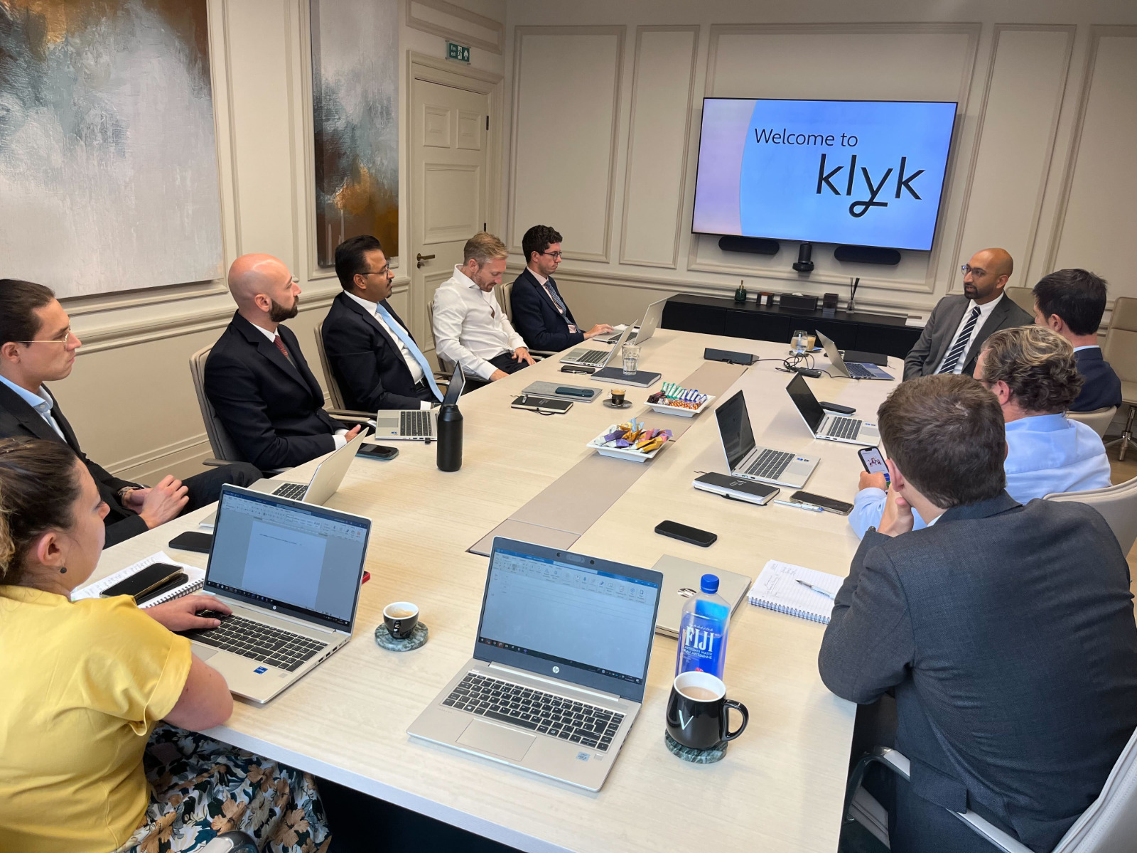 A Klyk cyber workshop in progress
